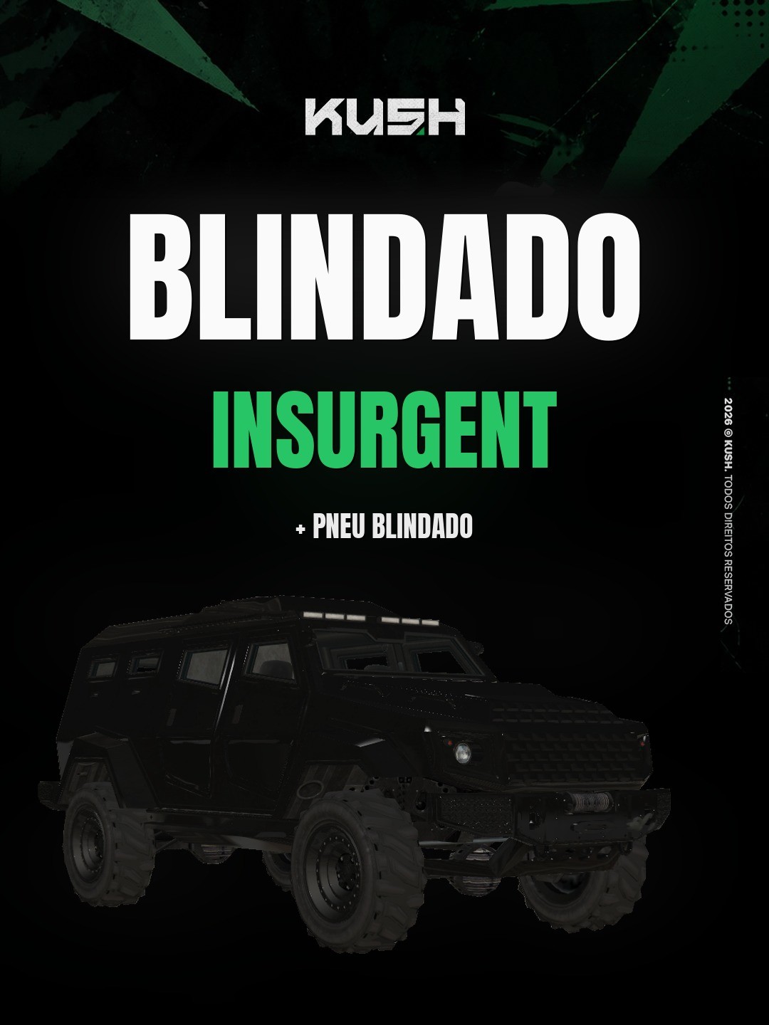 Insurgent + Pneu Blindado - 1 dia